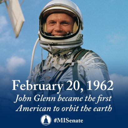 On this day in 1962, John Glenn became the first American to orbit the Earth!  #orbit #today https://t.co/nCRyGWJ4Ky