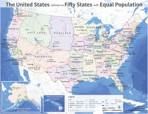 “
The U.S. Map Redrawn as 50 States With Equal Population” https://t.co/pqvxTa60r1 #mrx #map https://t.co/TGjE6wnOsY