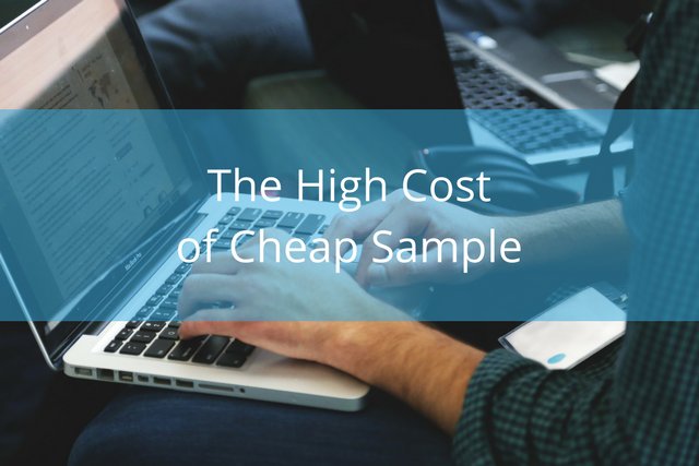 The High Cost of Cheap Sample https://t.co/LJqsyNIl86 #mrx @GreenBook https://t.co/eEbdwpHtbN